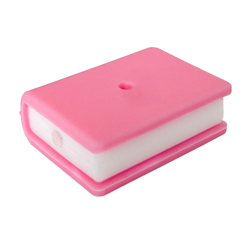 Wholesale 10PCS Stacked Book Shape Rectangle Cartoon Silicone Beads